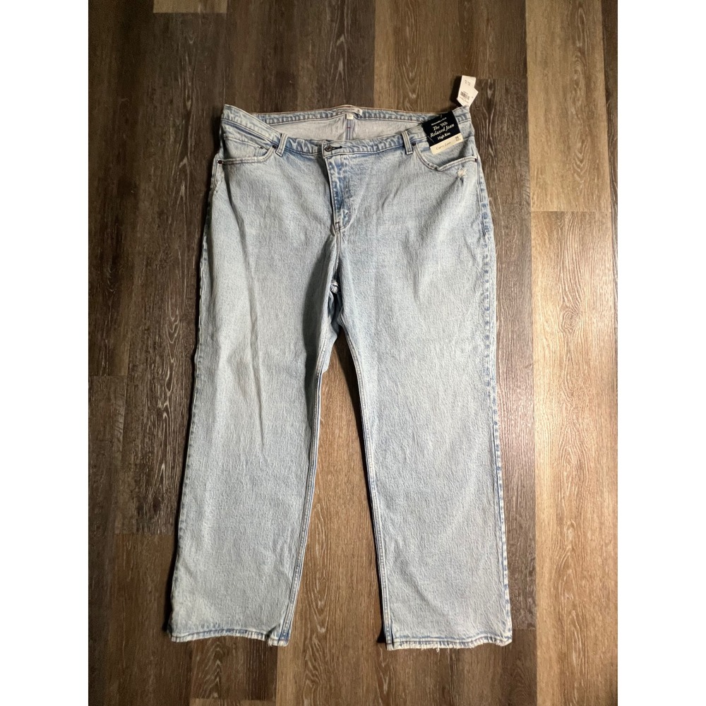 Abercrombie & Fitch Jeans Womens 22R Light Wash 90s Relaxed High Rise Curve Love
